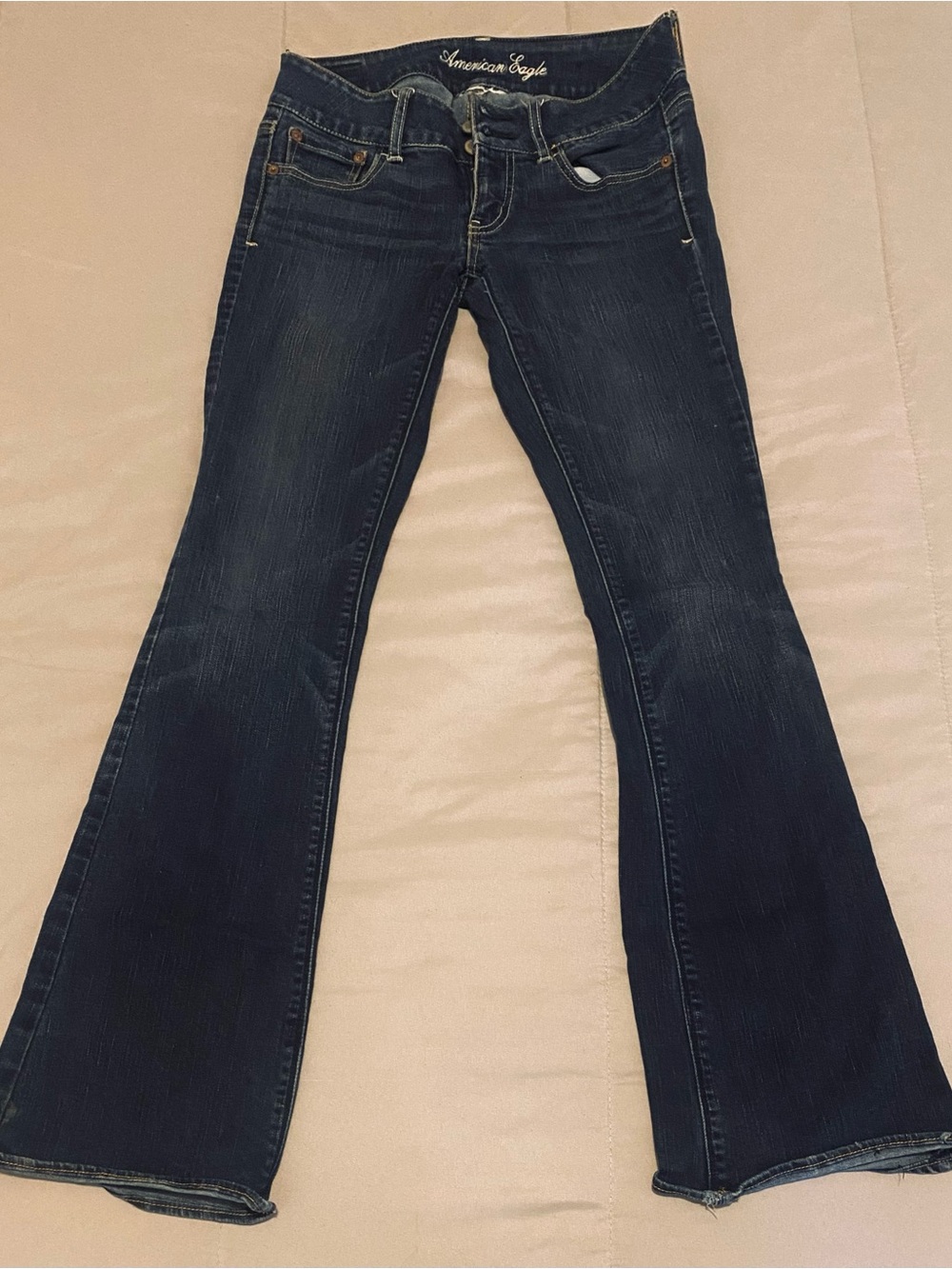 American Eagle Outfitters Women's Dark Indigo Flare Jeans